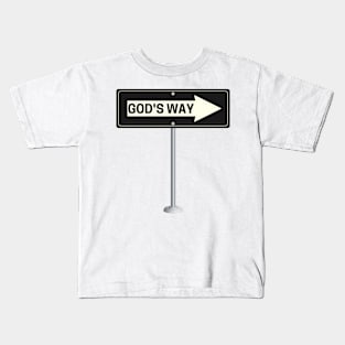 God's Way Bible Sign Kids T-Shirt